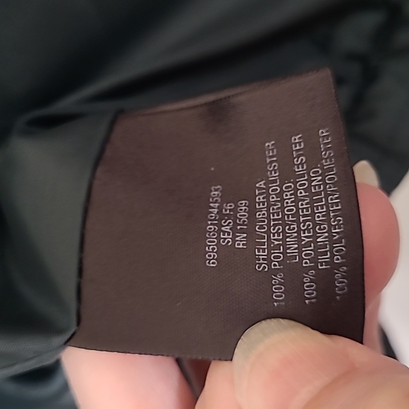 Laura Scott Green Zip-Up Jacket with hood that can be removed w/zipper, Medium - Picture 9 of 12